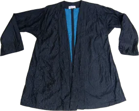 00's Black Textured Kimono Top by Holly in Hanoi