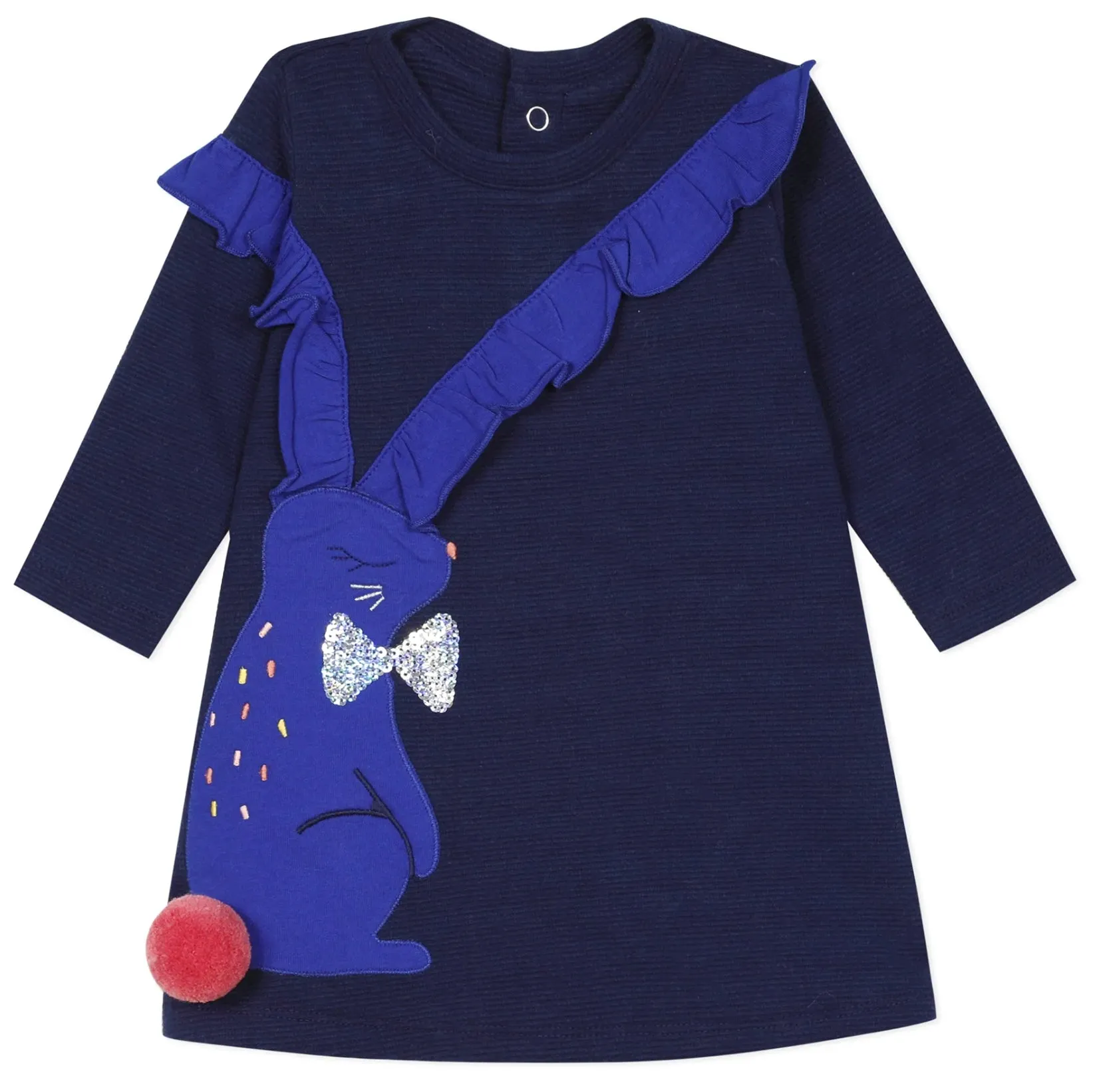 3D Bunny Ruffle Dress - FINAL SALE