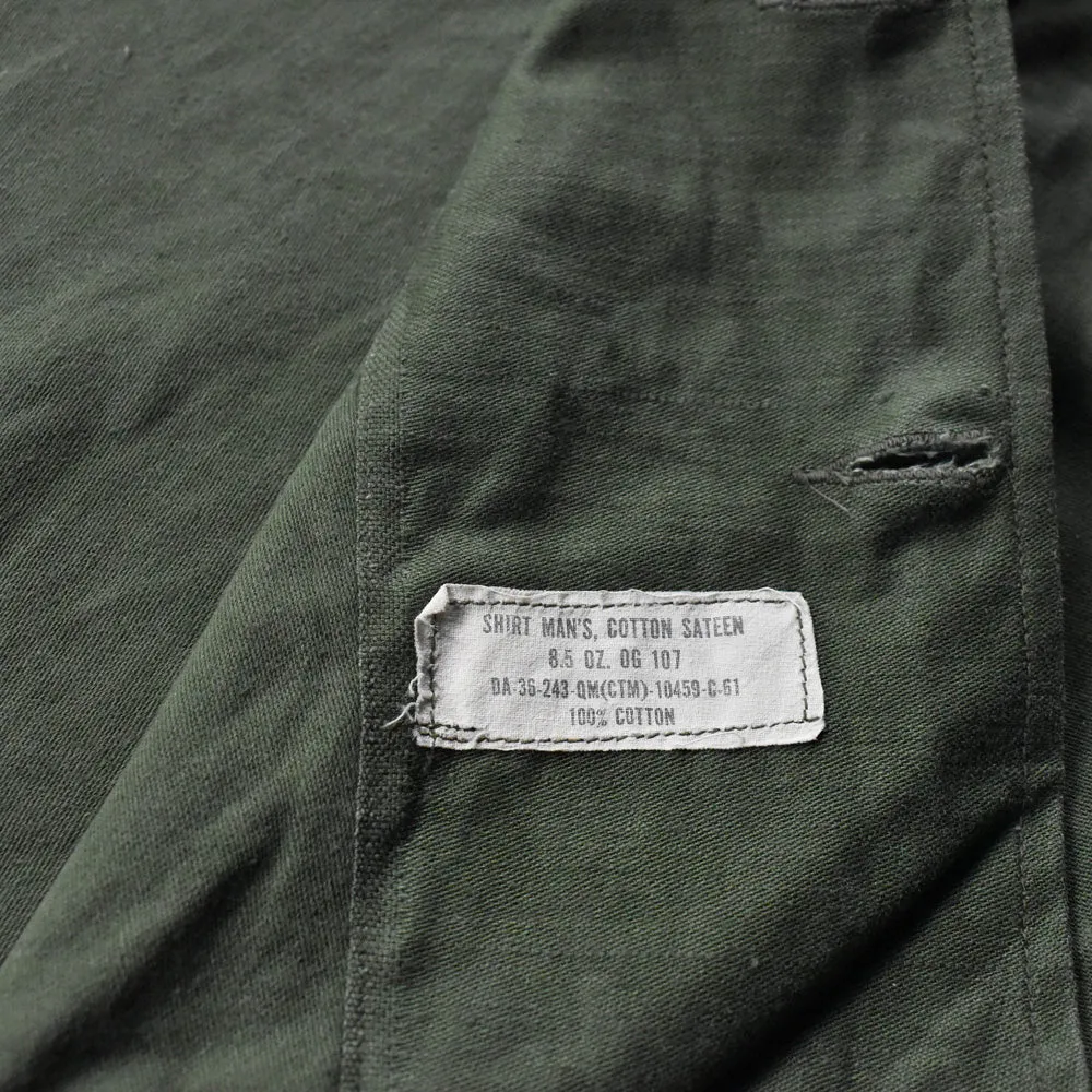 '61 U.S.ARMY 筒袖 1st後期 ユーティリティシャツ 240606