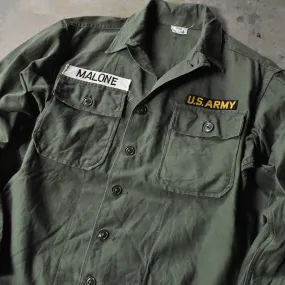 '61 U.S.ARMY 筒袖 1st後期 ユーティリティシャツ 240606
