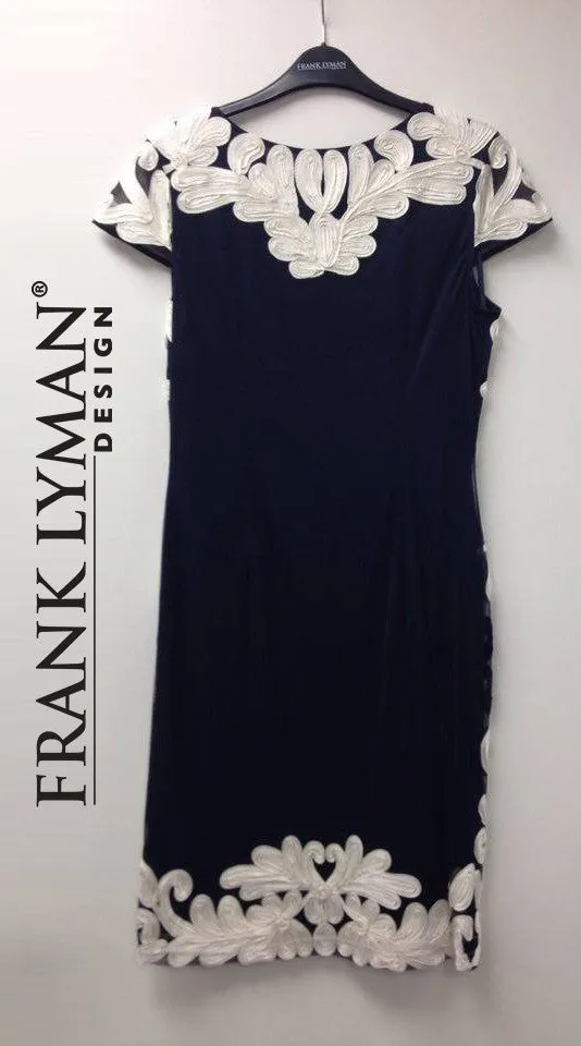 68109U (Navy/off white, Navy/rose Cocktail Dress)