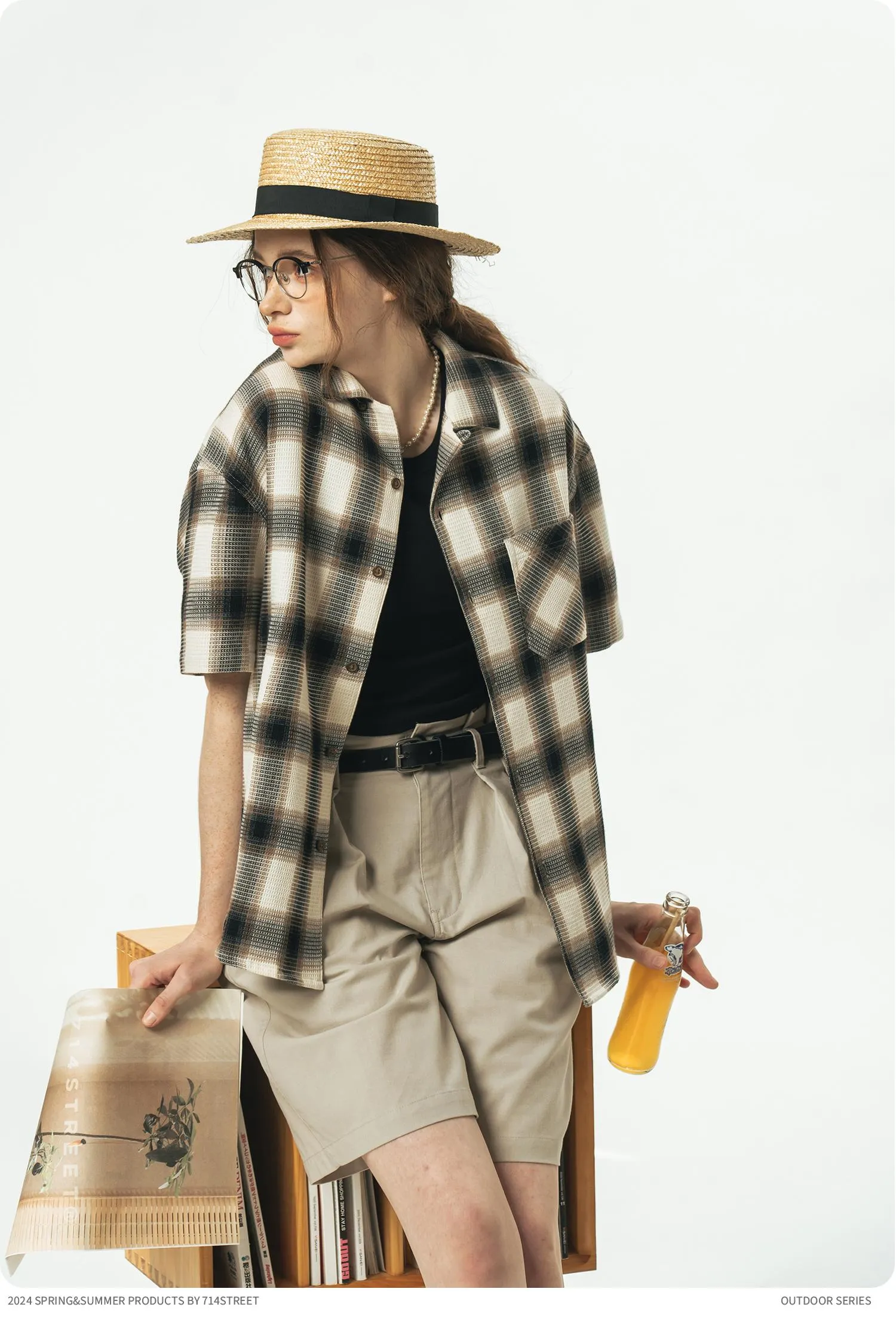 714STREET チェックシャツ 714ST025