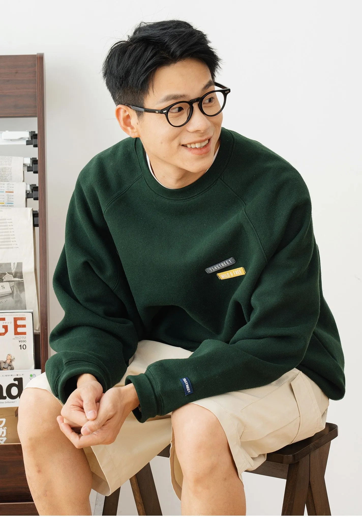 714street ヘビーウェイトロゴスウェット 714ST086