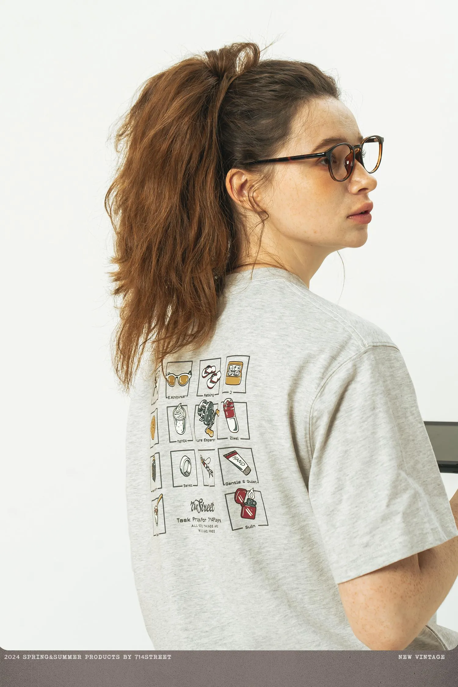 714STREET グラフィックロゴT 714ST031
