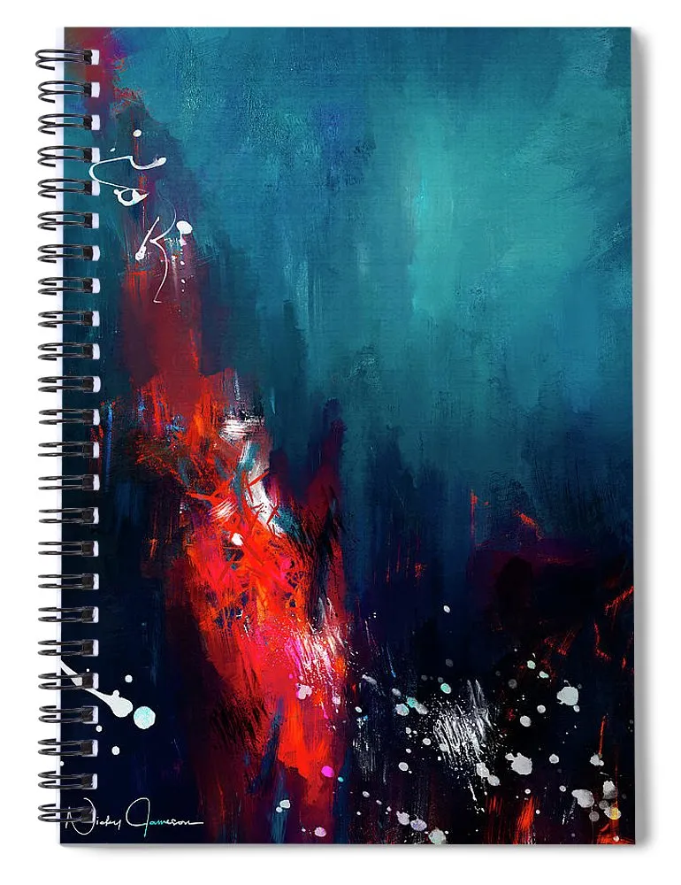 Abstract Lights - Spiral Notebook