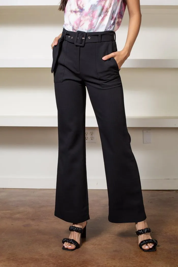 Adelyn Rae Toni High Rise Belted Trousers ***FINAL SALE***