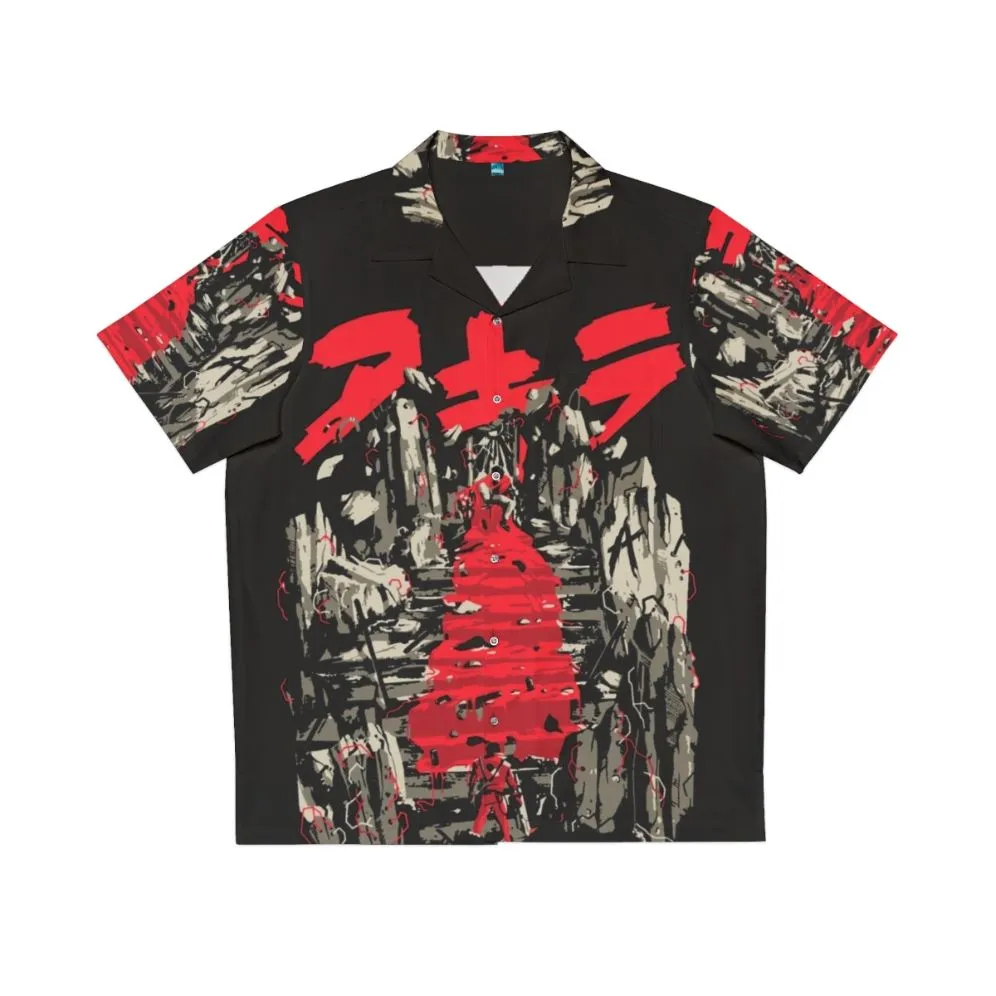 Akira Retro Vintage Hawaiian Shirt - Anime Inspired Cyberpunk Style