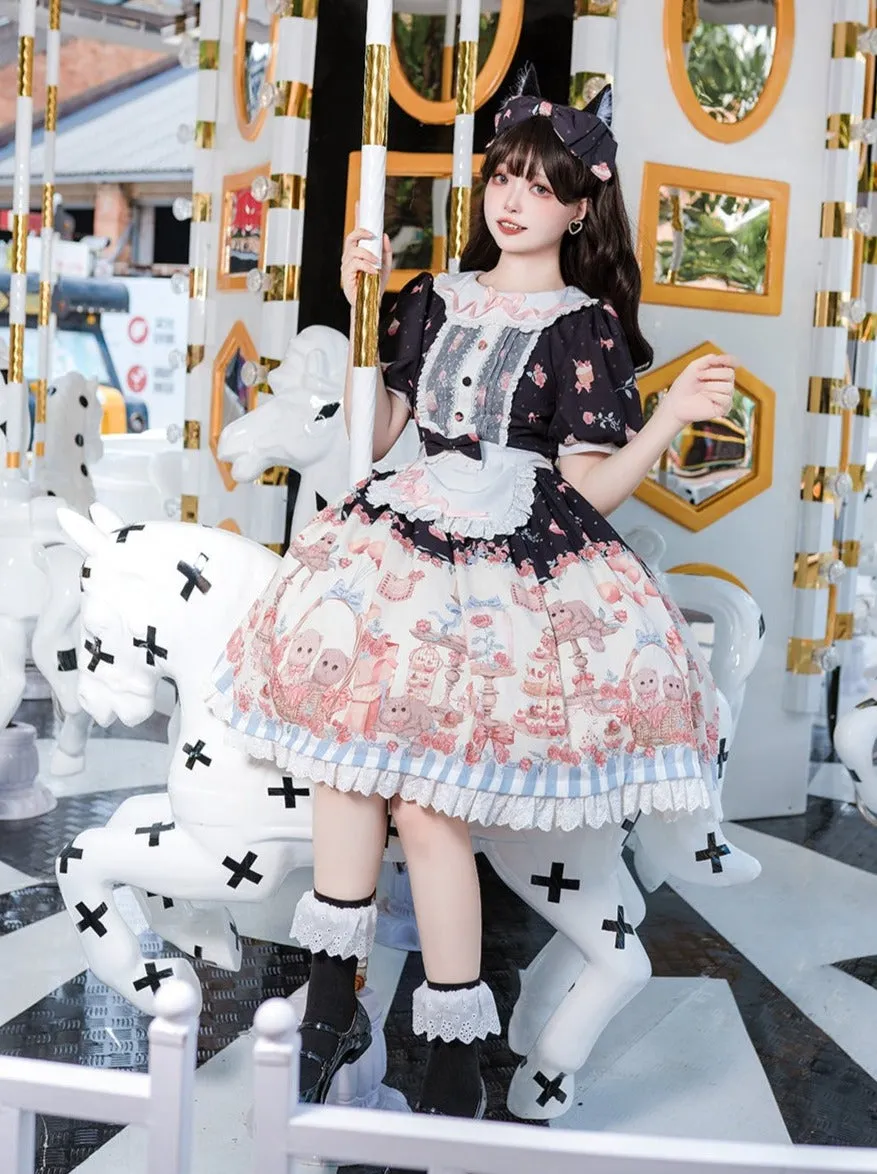 Apron Cute Ribbon Lolita   Dress   Design