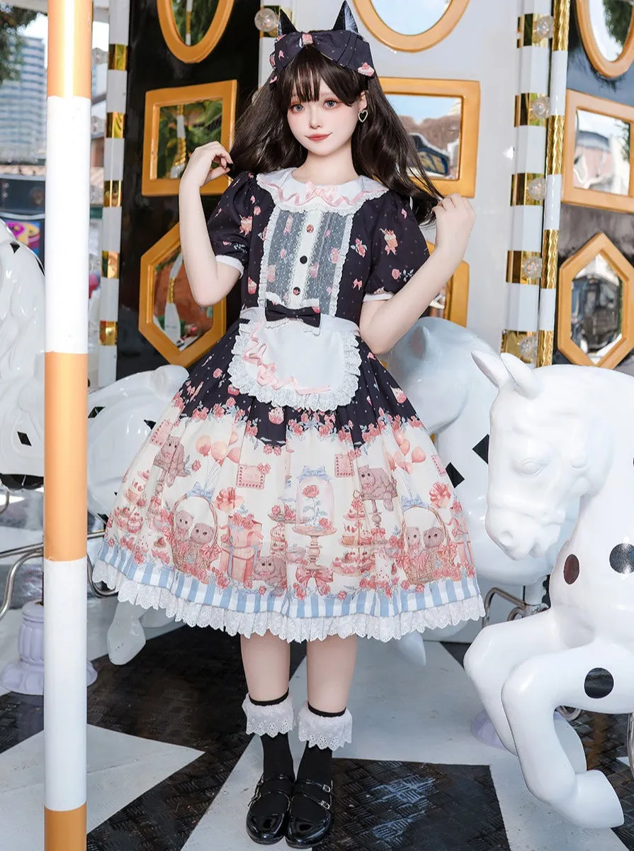 Apron Cute Ribbon Lolita   Dress   Design
