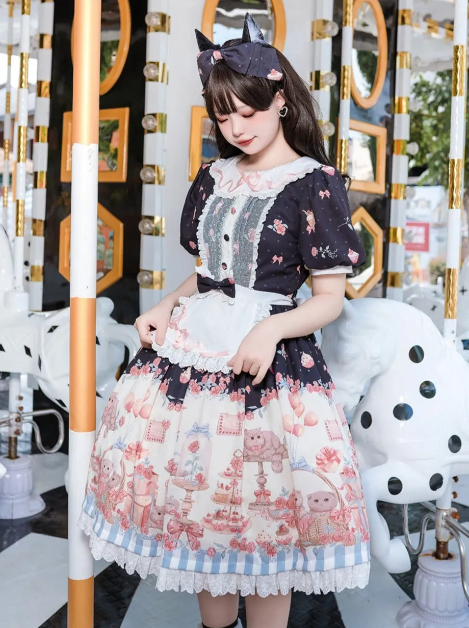 Apron Cute Ribbon Lolita   Dress   Design