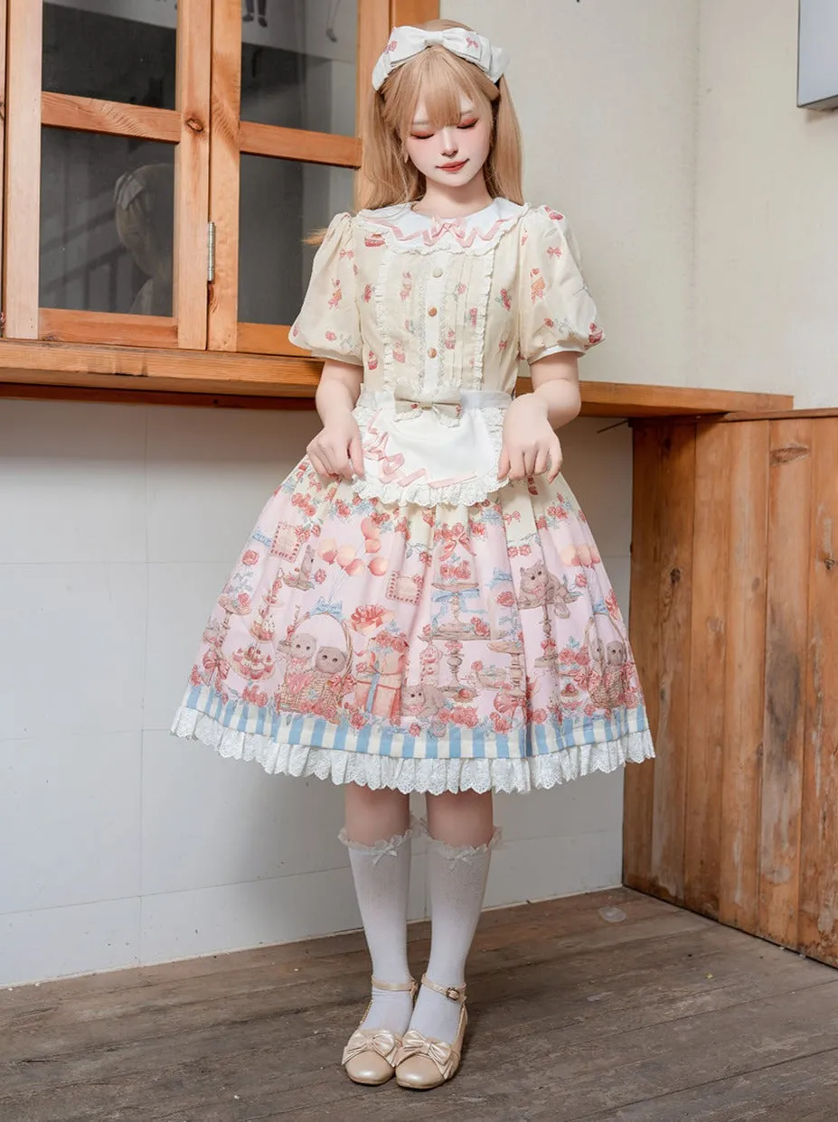 Apron Cute Ribbon Lolita   Dress   Design