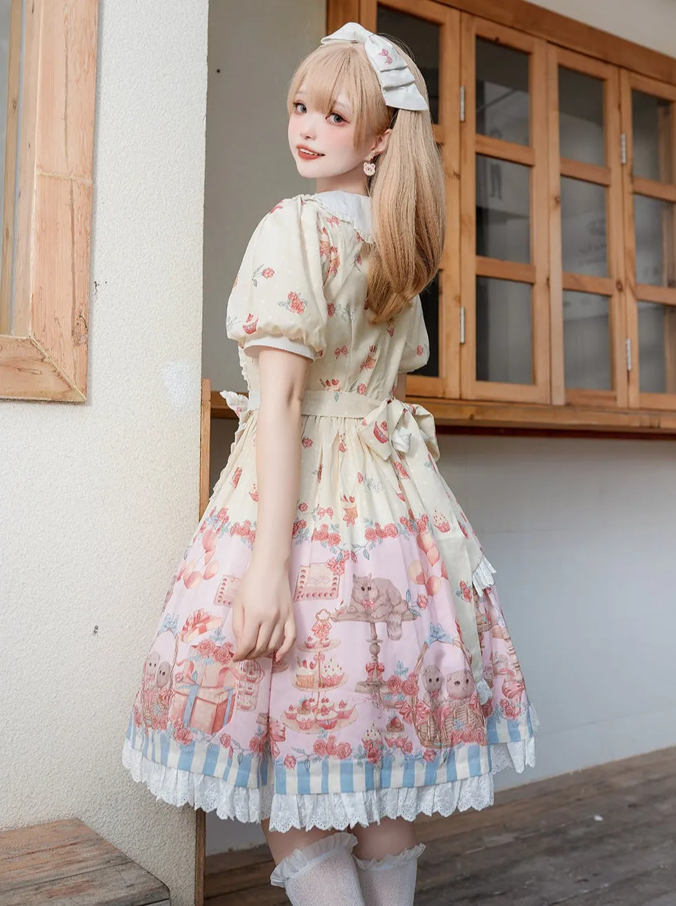 Apron Cute Ribbon Lolita   Dress   Design