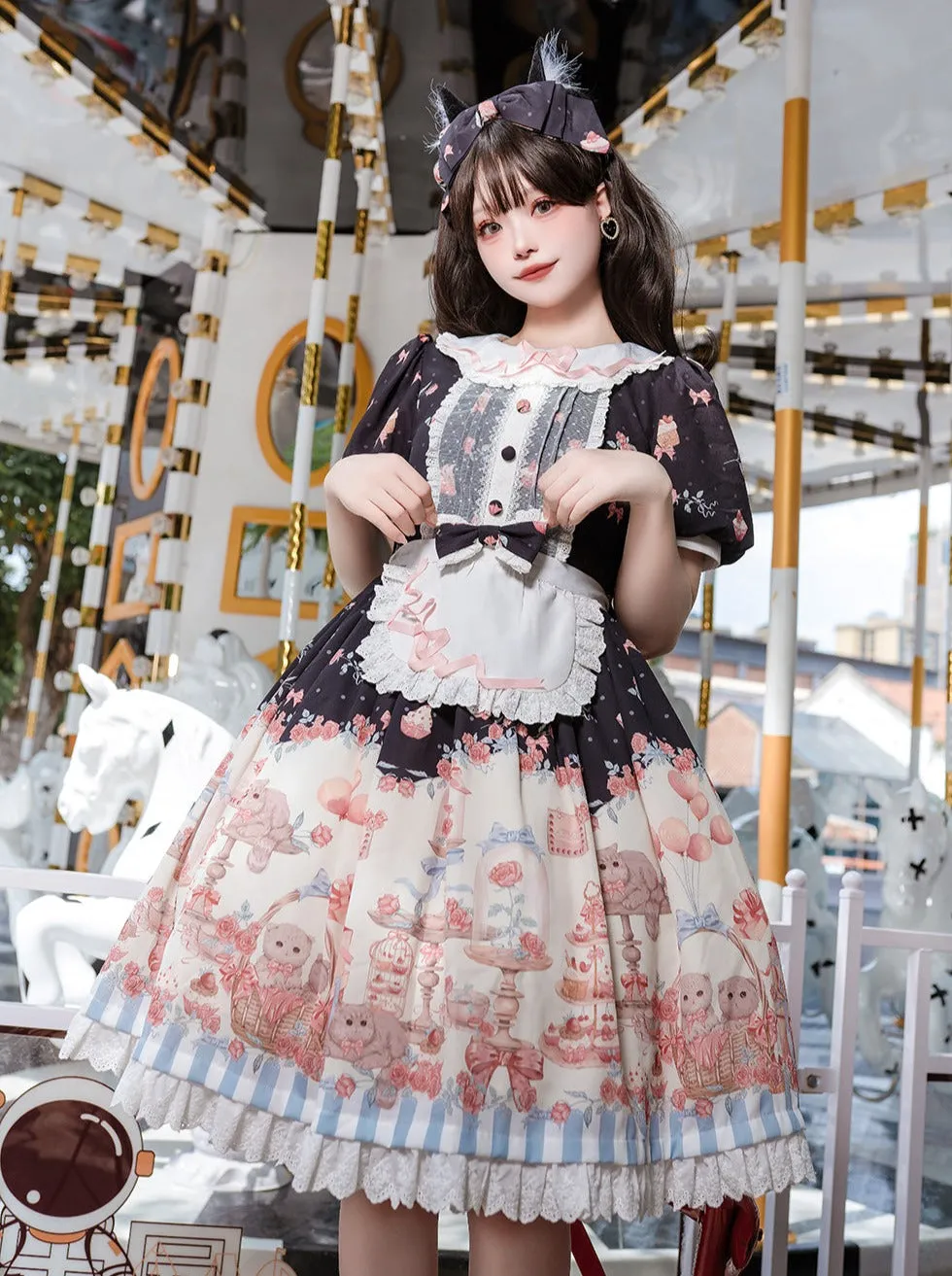 Apron Cute Ribbon Lolita   Dress   Design