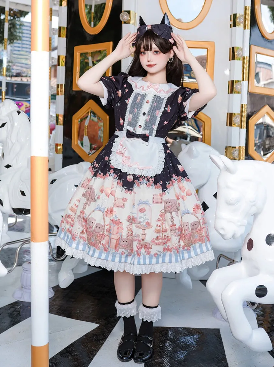 Apron Cute Ribbon Lolita   Dress   Design
