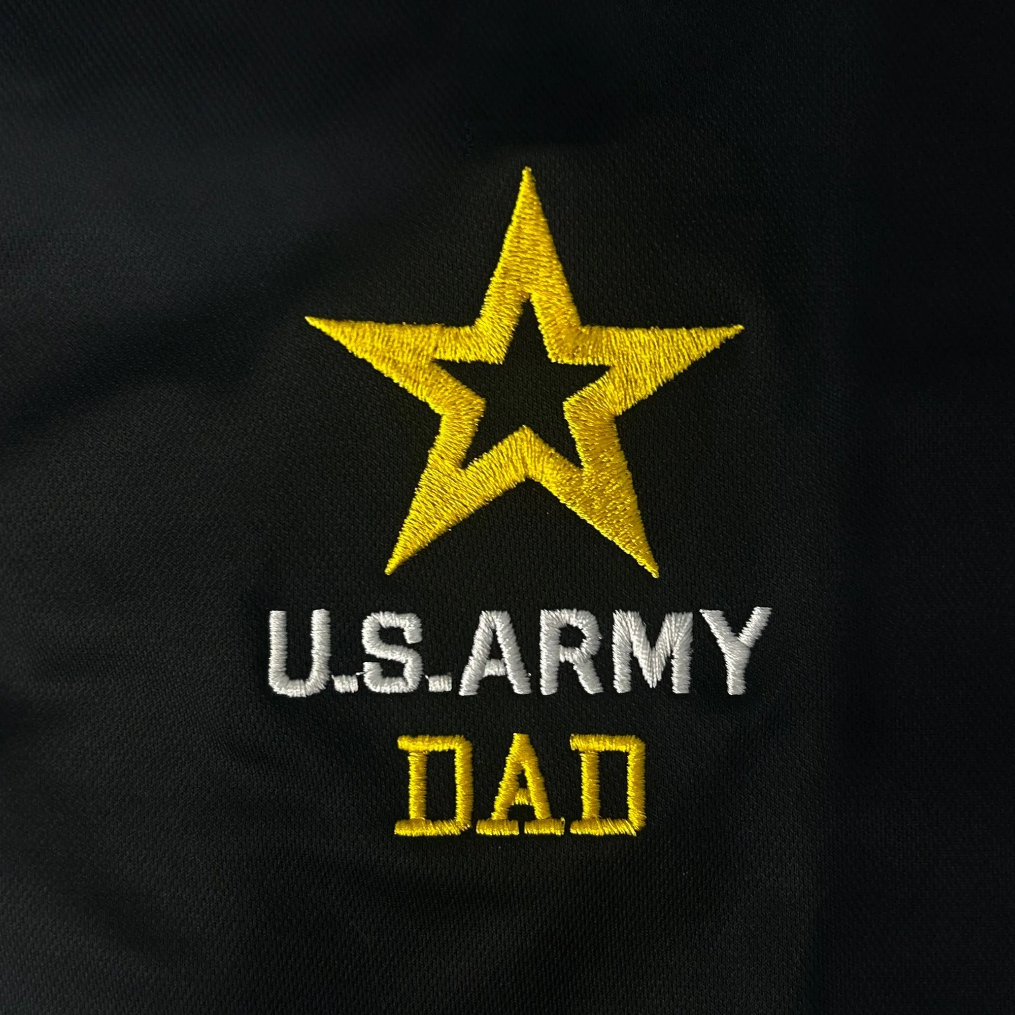 Army Dad Polo (Black)