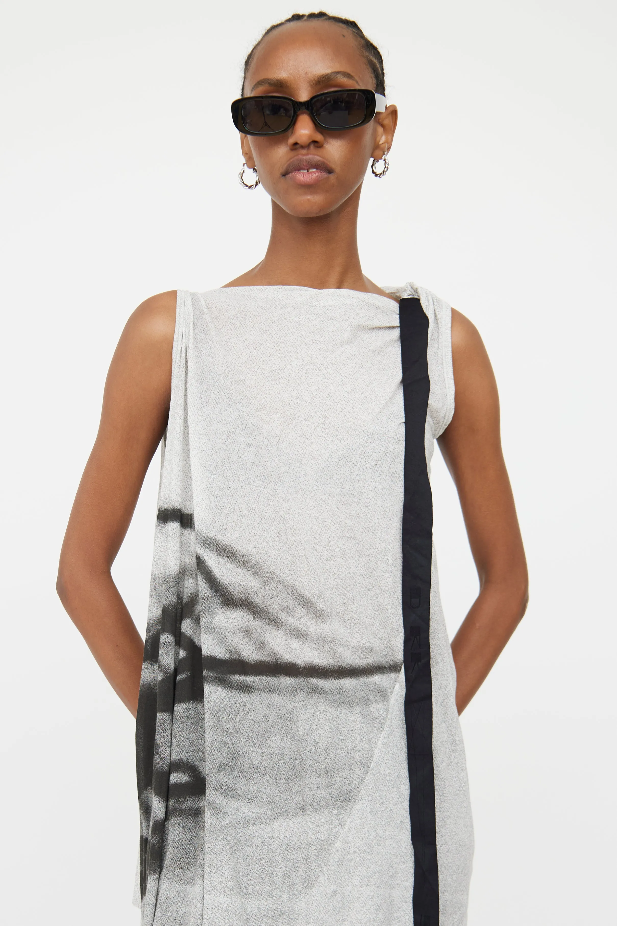 Black & White Graphic Top