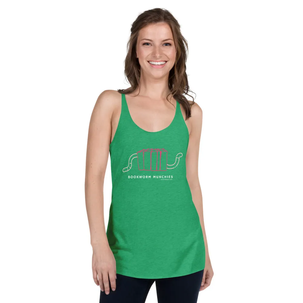 Bookworm Munchies Racerback Tank - Pink
