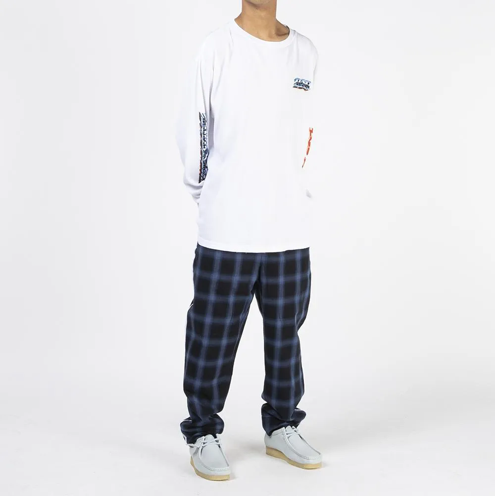 Born x Raised Chrome Thermal Long Sleeve T-shirt / White