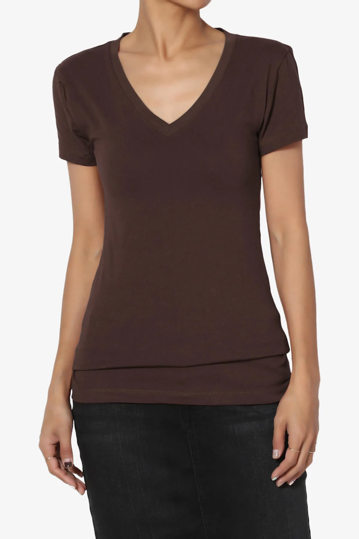 Candela V-Neck Short Sleeve T-Shirts