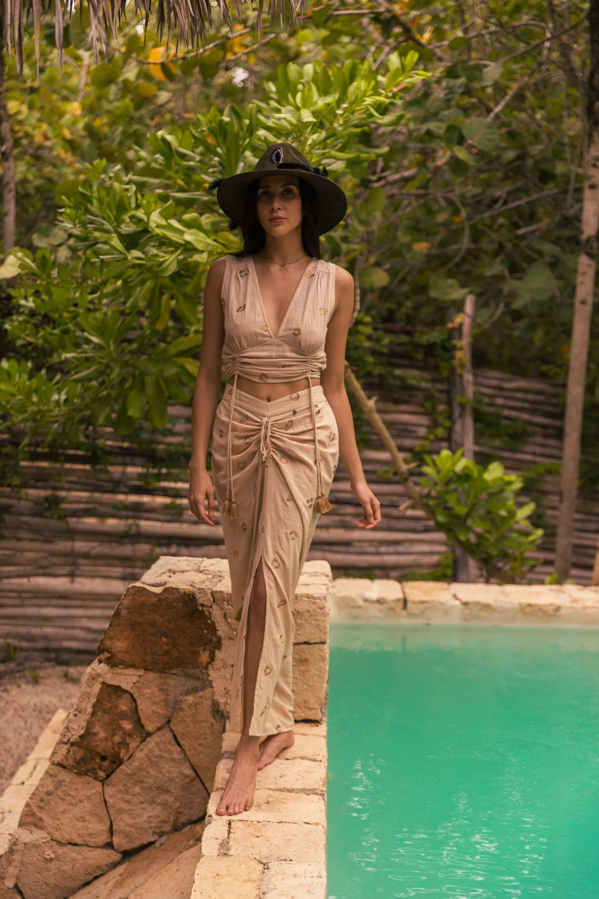 Cheetah Top and Maxi Skirt