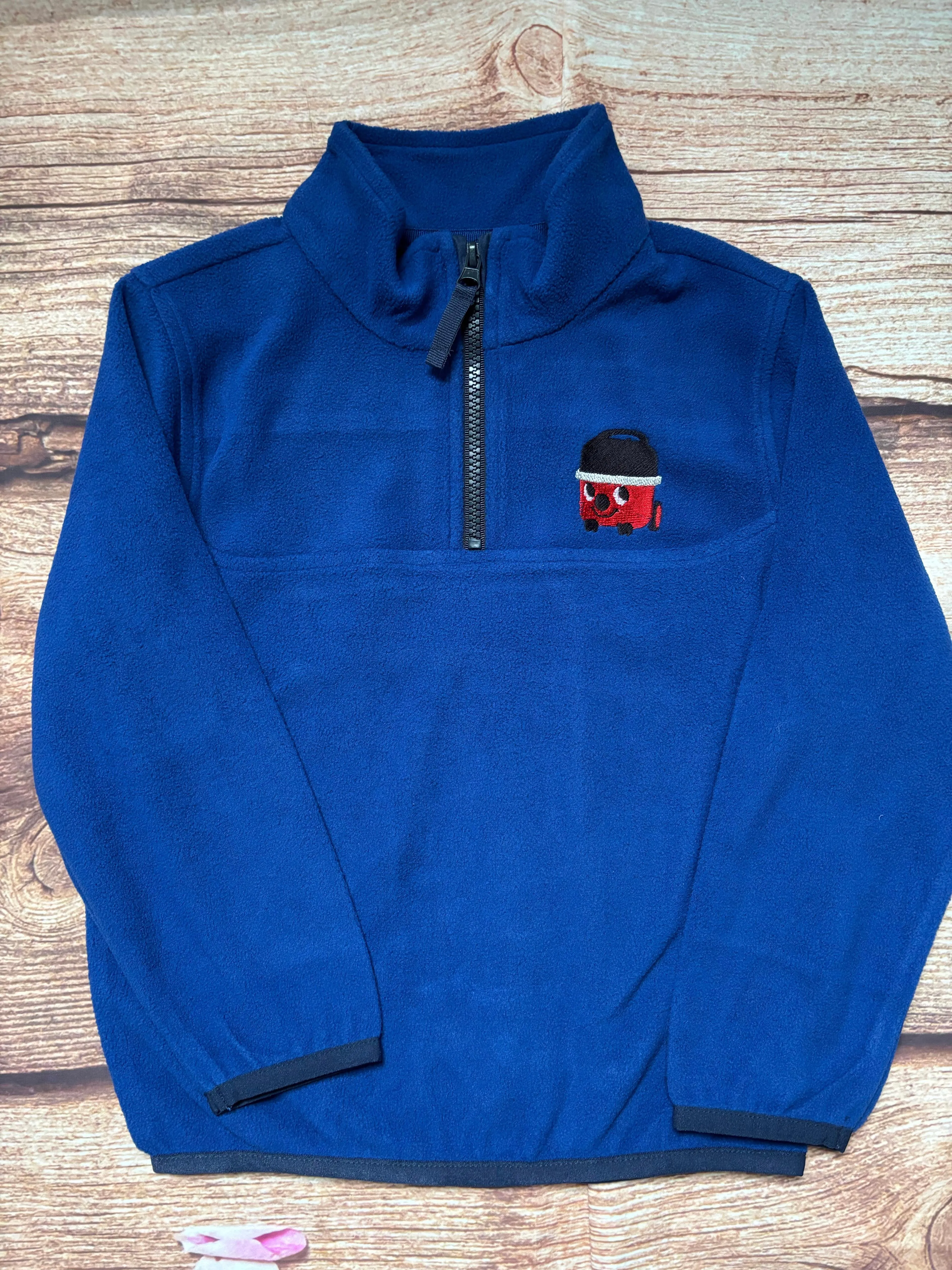Children's Fleece Embroidered with Cheeky hoover design