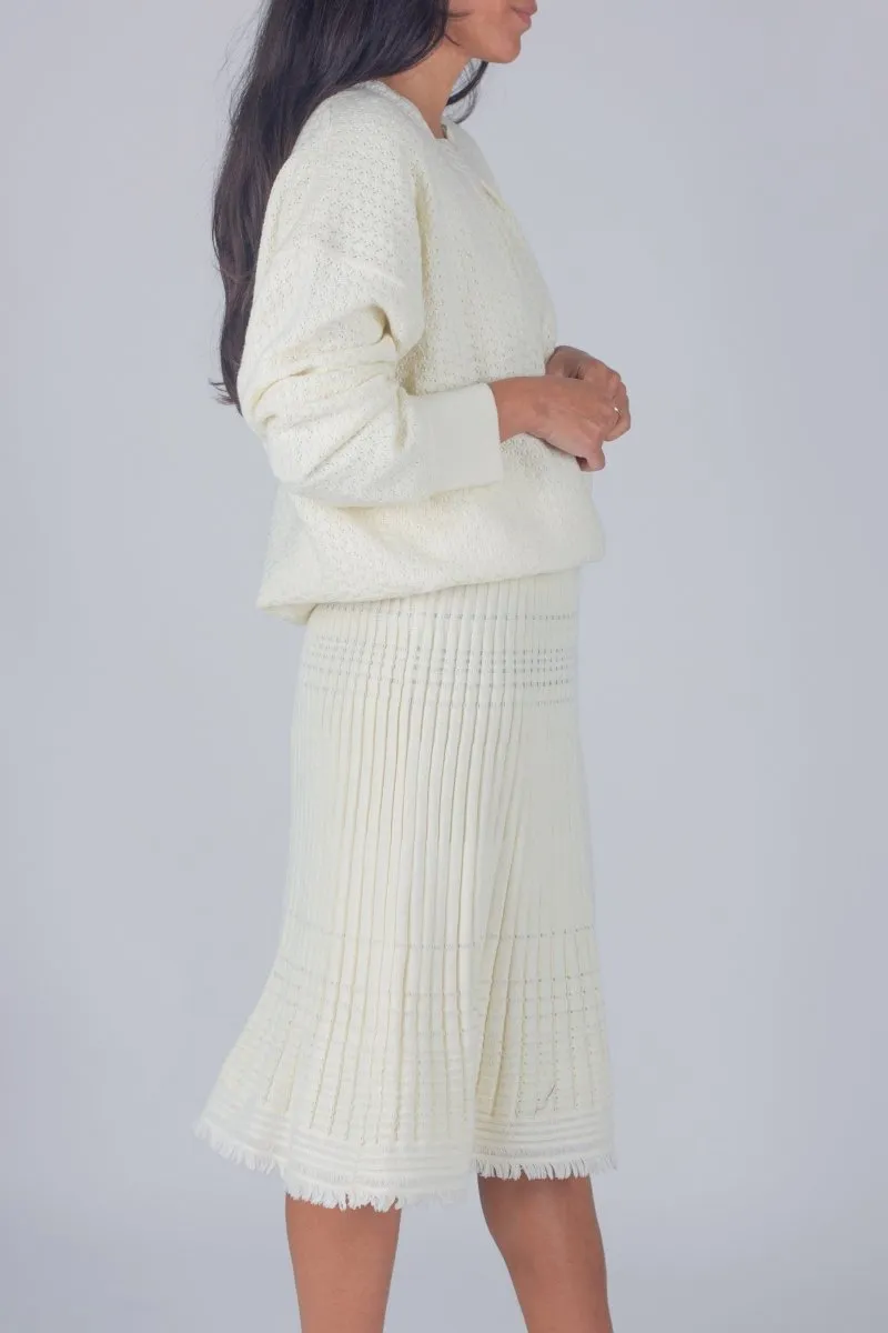 CLARA SKIRT (CREAM) 23"