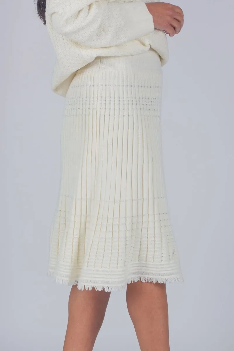 CLARA SKIRT (CREAM) 23"