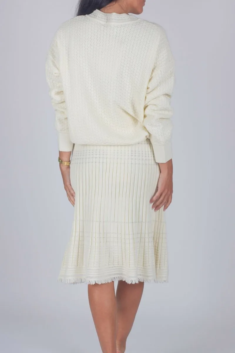 CLARA SKIRT (CREAM) 23"