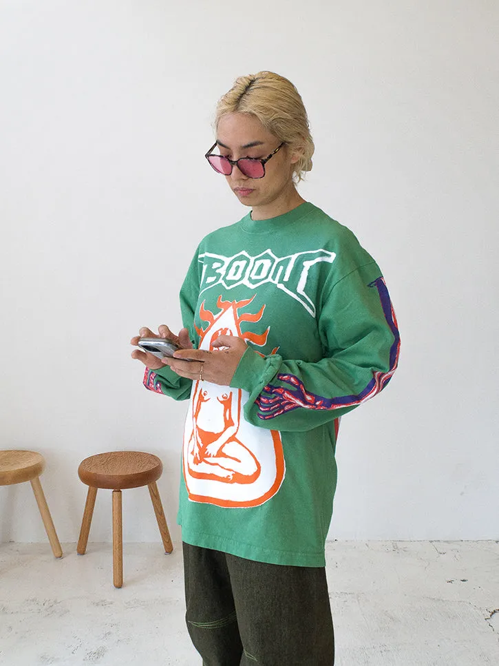 Come Tees Boom Long Sleeve, Salvia