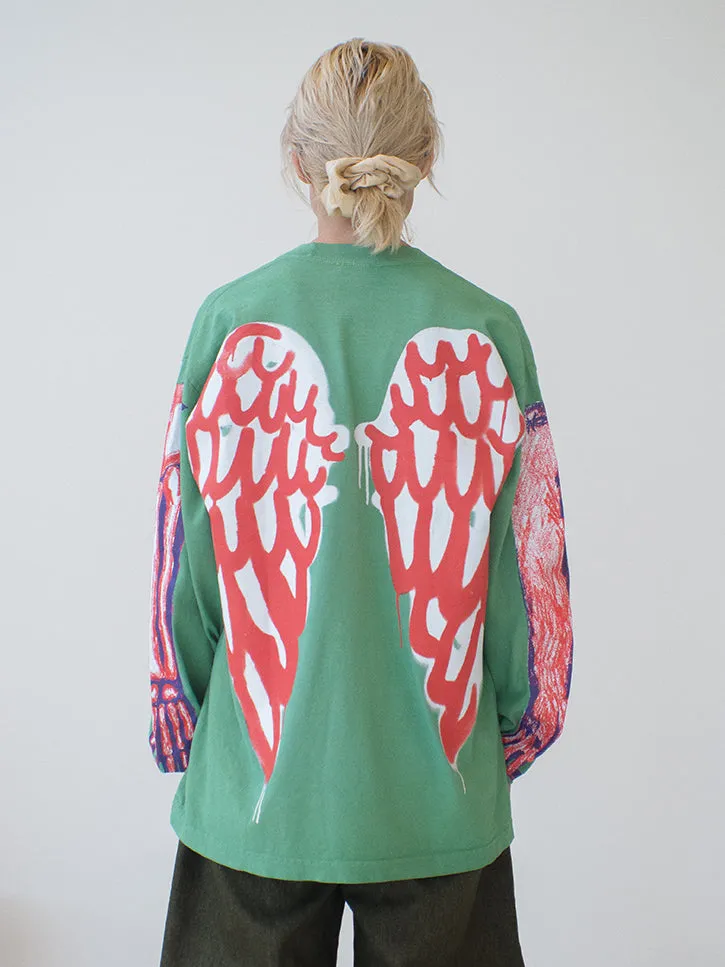 Come Tees Boom Long Sleeve, Salvia
