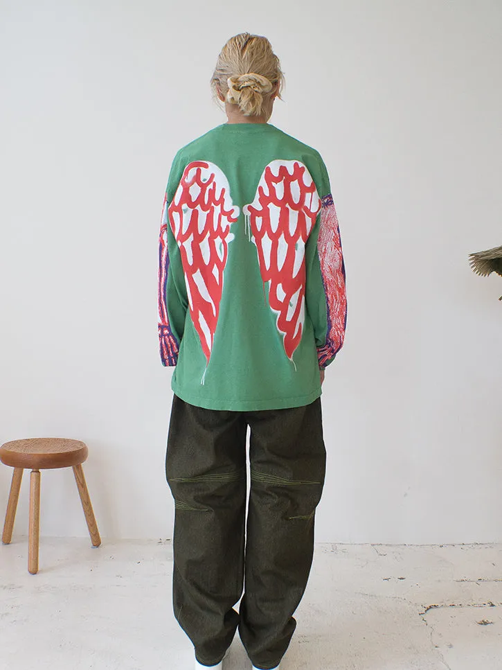 Come Tees Boom Long Sleeve, Salvia