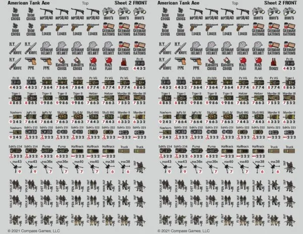 Compass Games: American Tank Ace: Europe 1944-45