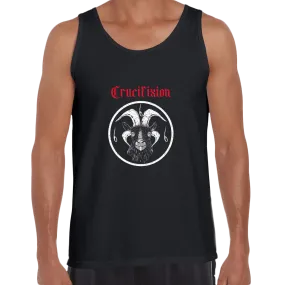 Crucifixion Dark Occult Hard Rock SKULL Unisex Tank Top