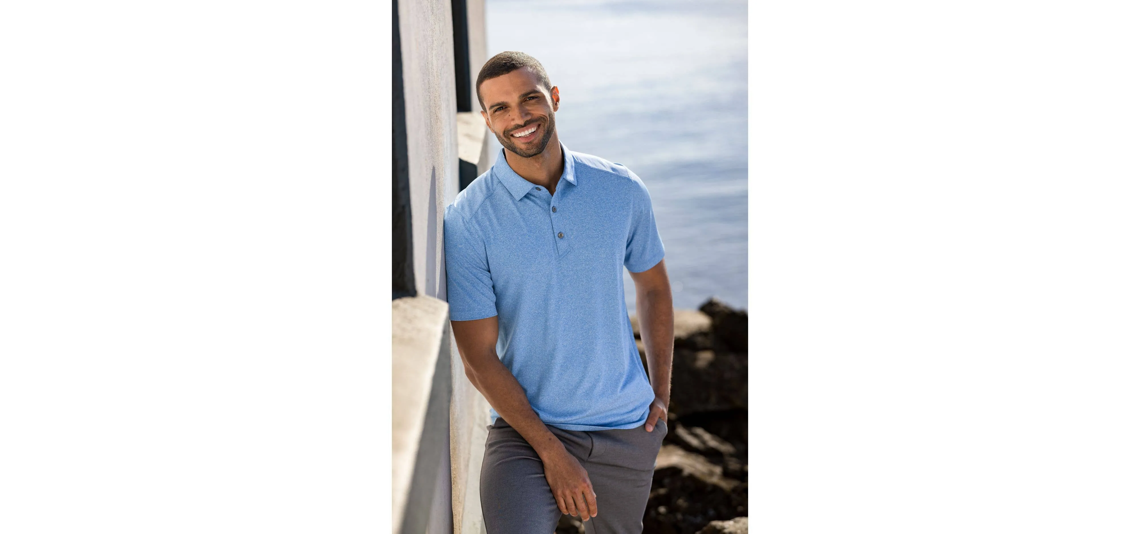 Cutter & Buck Forge Eco Stretch Recycled Mens Polo
