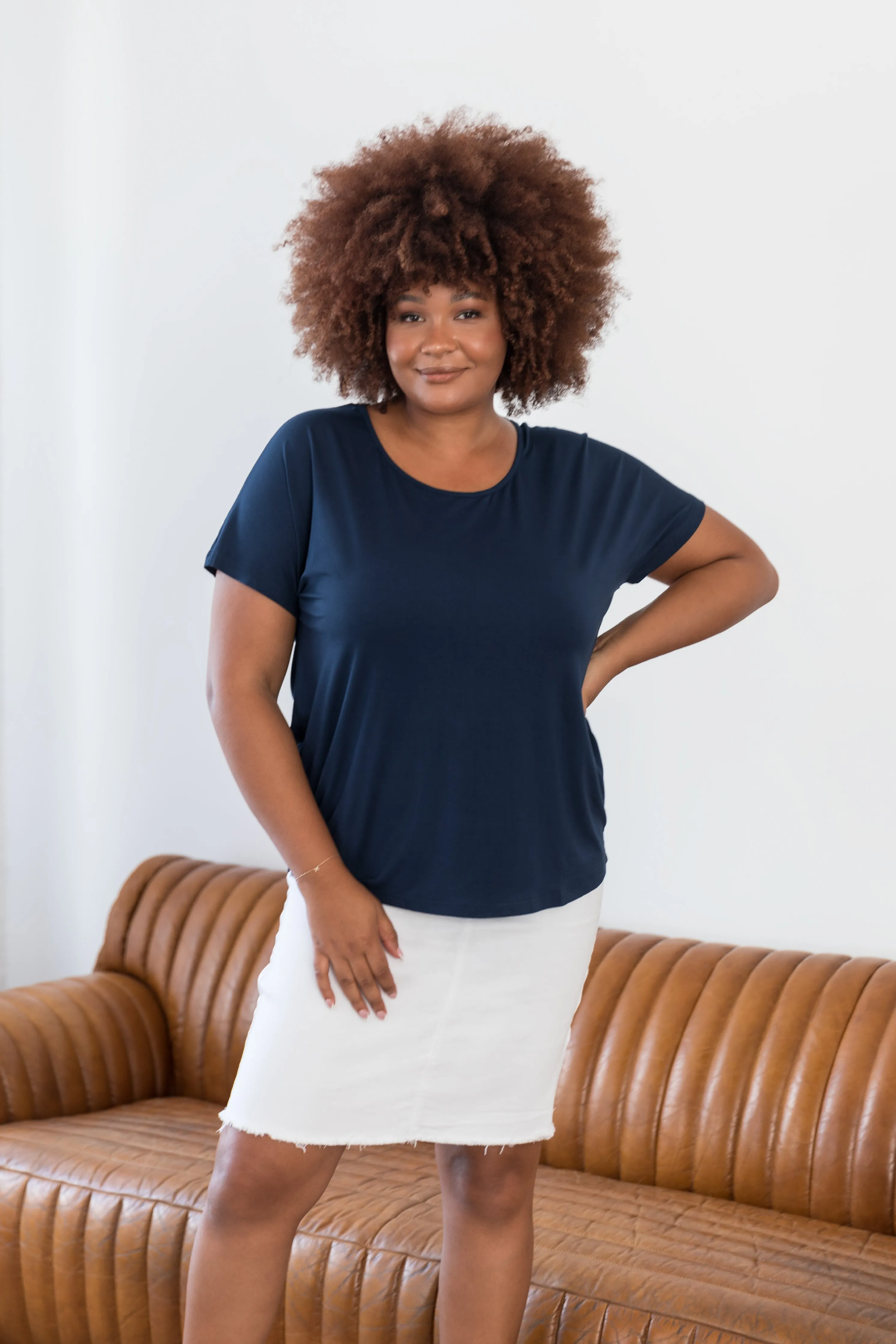 Destiny Top in Navy