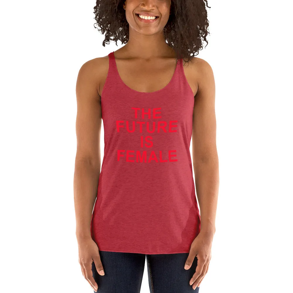 ELEVATED SCULPT RACERBACK TANK RED