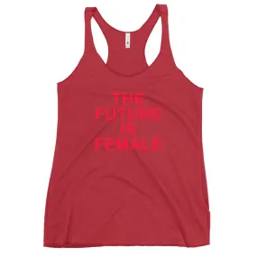 ELEVATED SCULPT RACERBACK TANK RED
