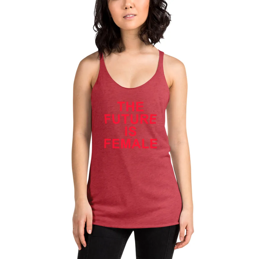 ELEVATED SCULPT RACERBACK TANK RED