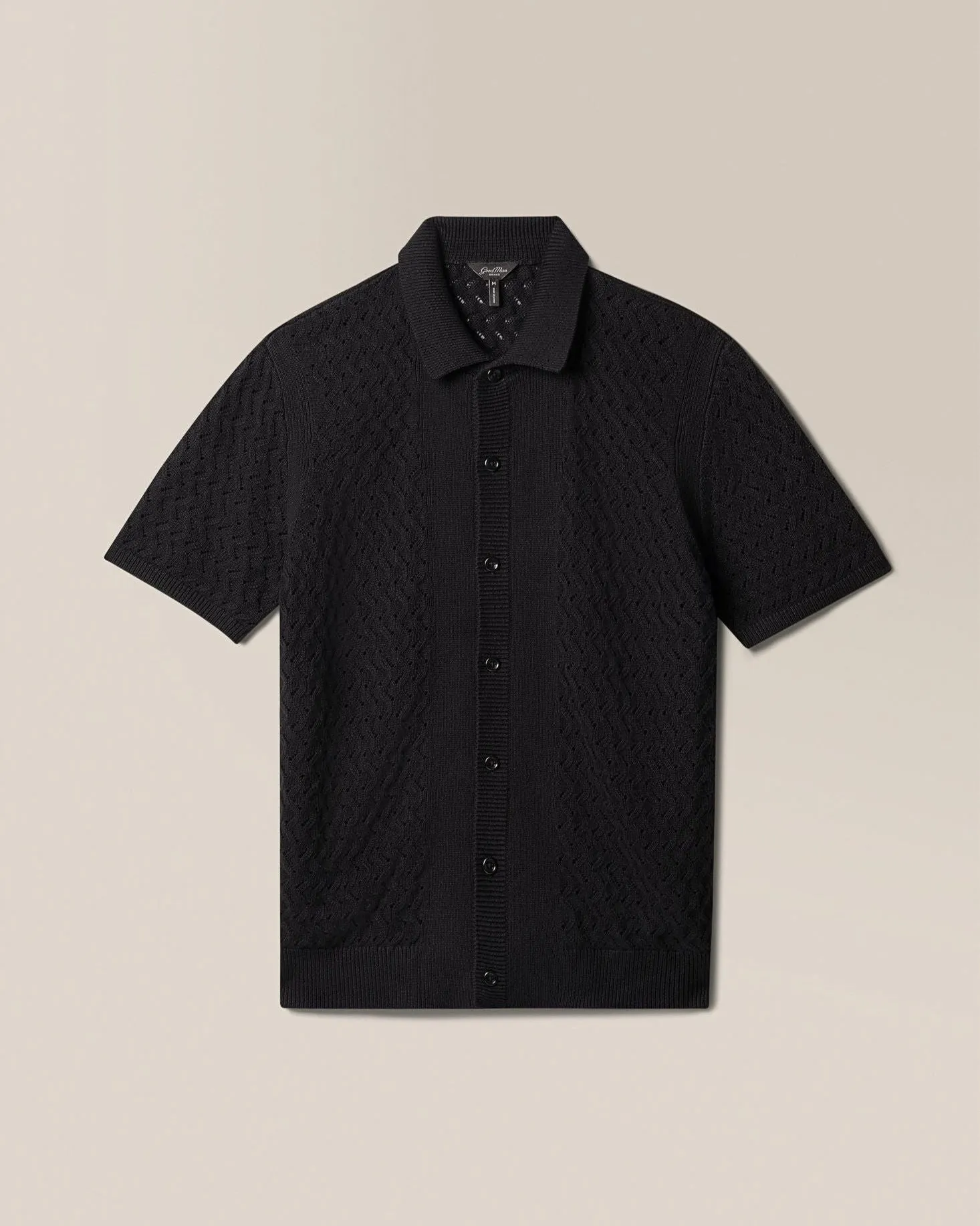 Essex Open Knit Polo | Organic Cotton, Responsible Cashmere