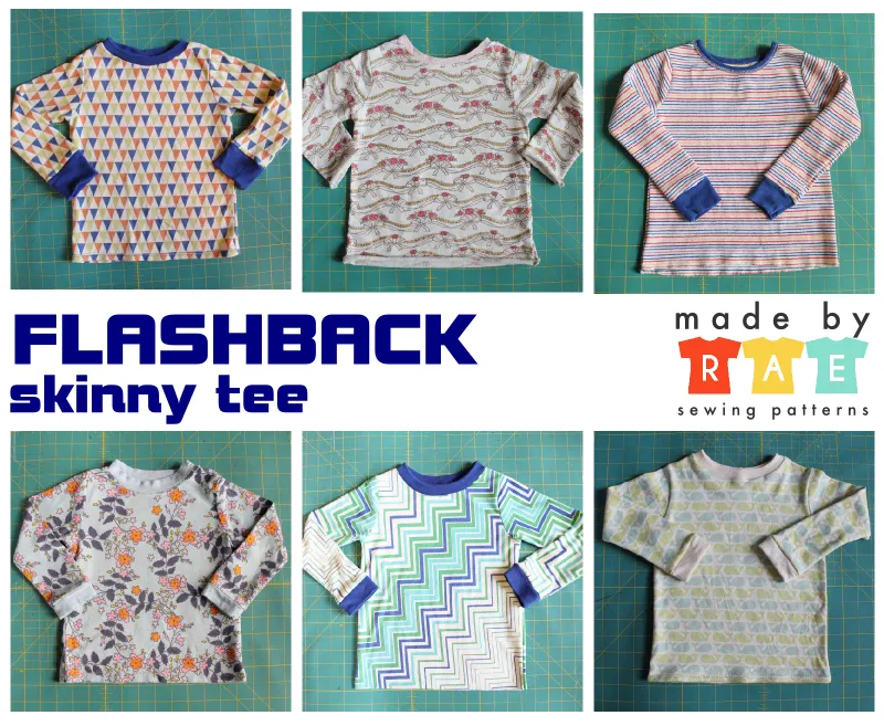 Flashback Tee Sewing Pattern PDF