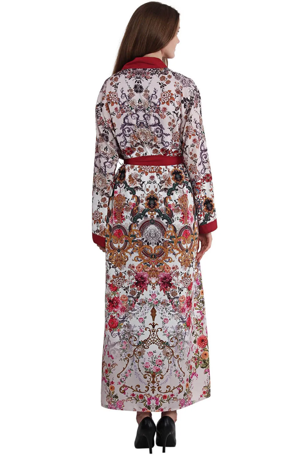 Floral Fling Fiesta Front-Tie Kimono