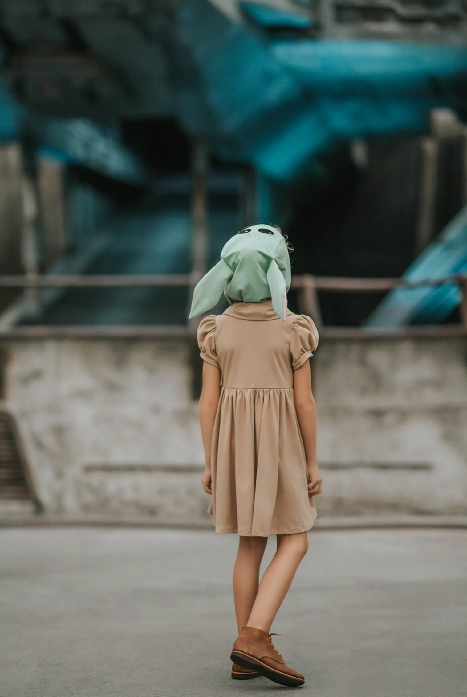 Galactic Baby Alien Twirl Dress