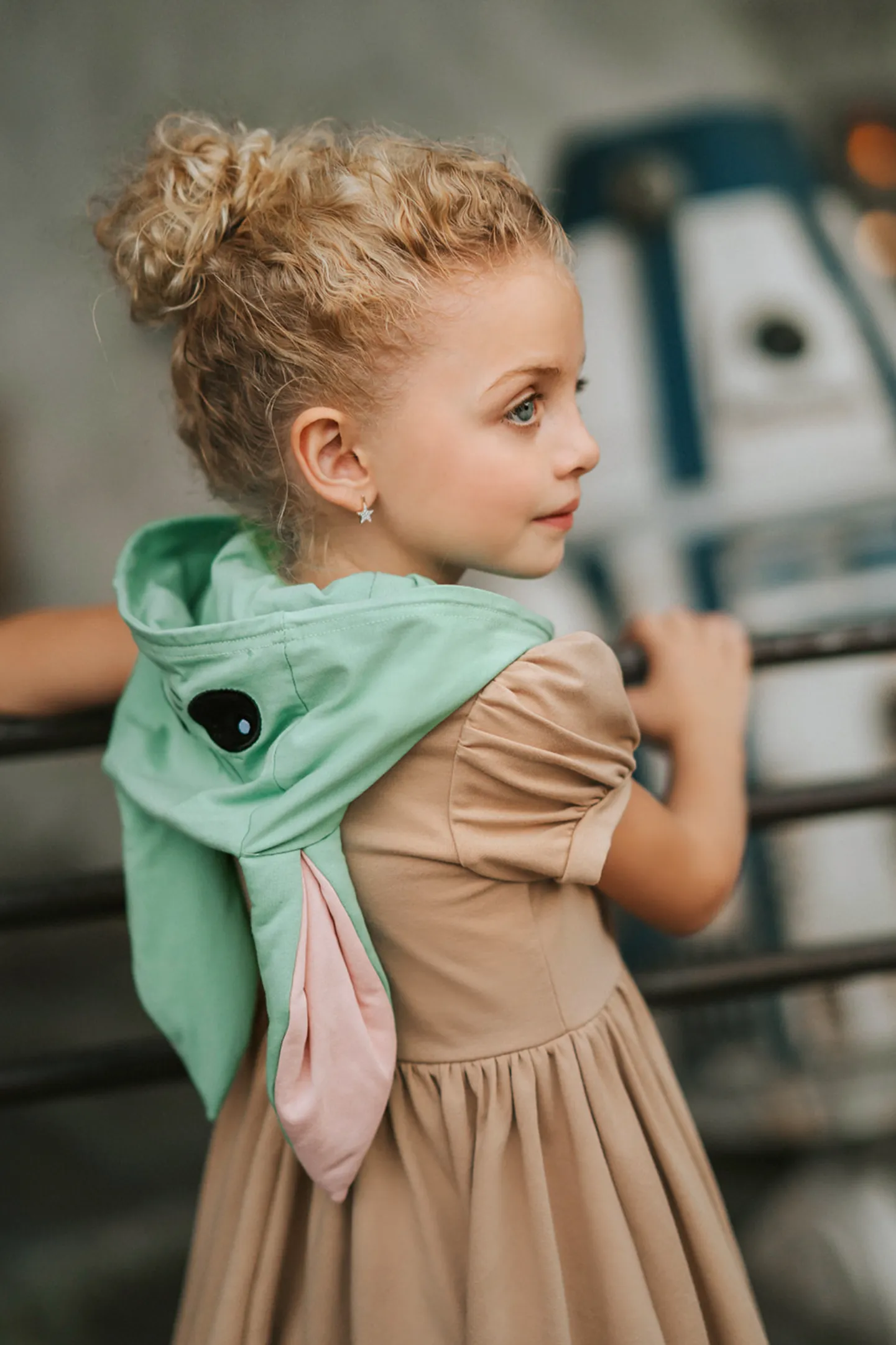 Galactic Baby Alien Twirl Dress