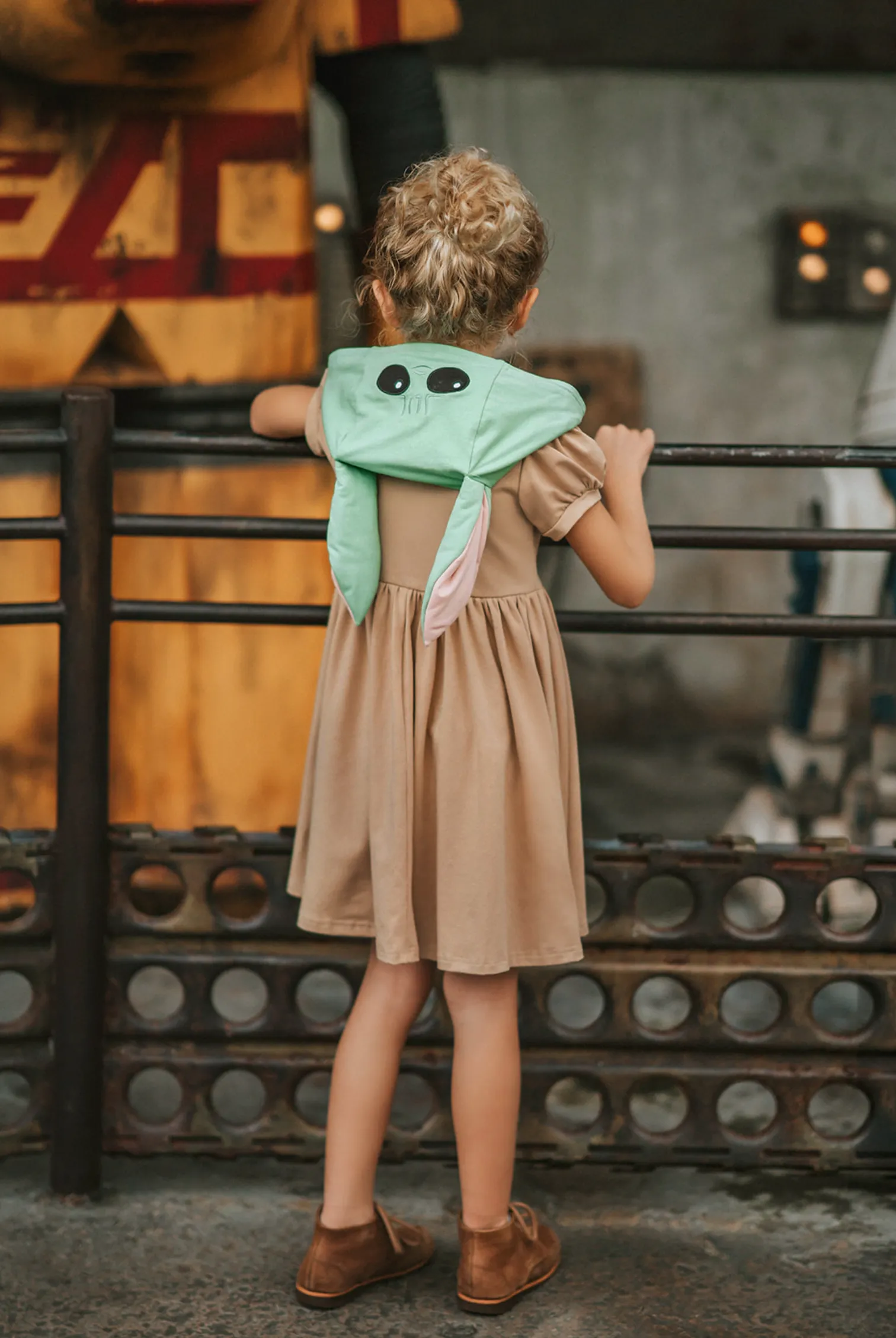 Galactic Baby Alien Twirl Dress