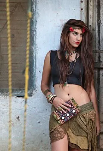 Gypsy Cropped Top - Black