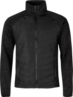 Halti Men&#x27;s Streams Hybrid Knit Layer Jacket Black Melange | Buy Halti Men&#x27;s Streams Hybrid Knit Layer Jacket Black Melange here | Outnorth