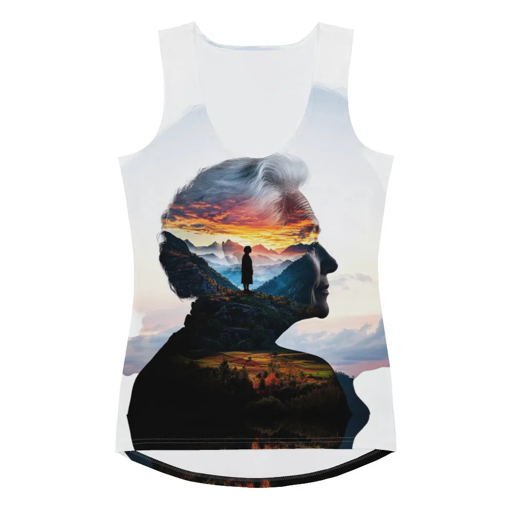 Hidden Peace Sublimation Cut & Sew Tank Top