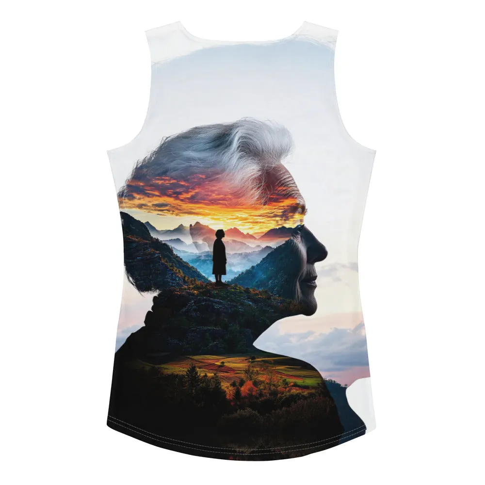Hidden Peace Sublimation Cut & Sew Tank Top