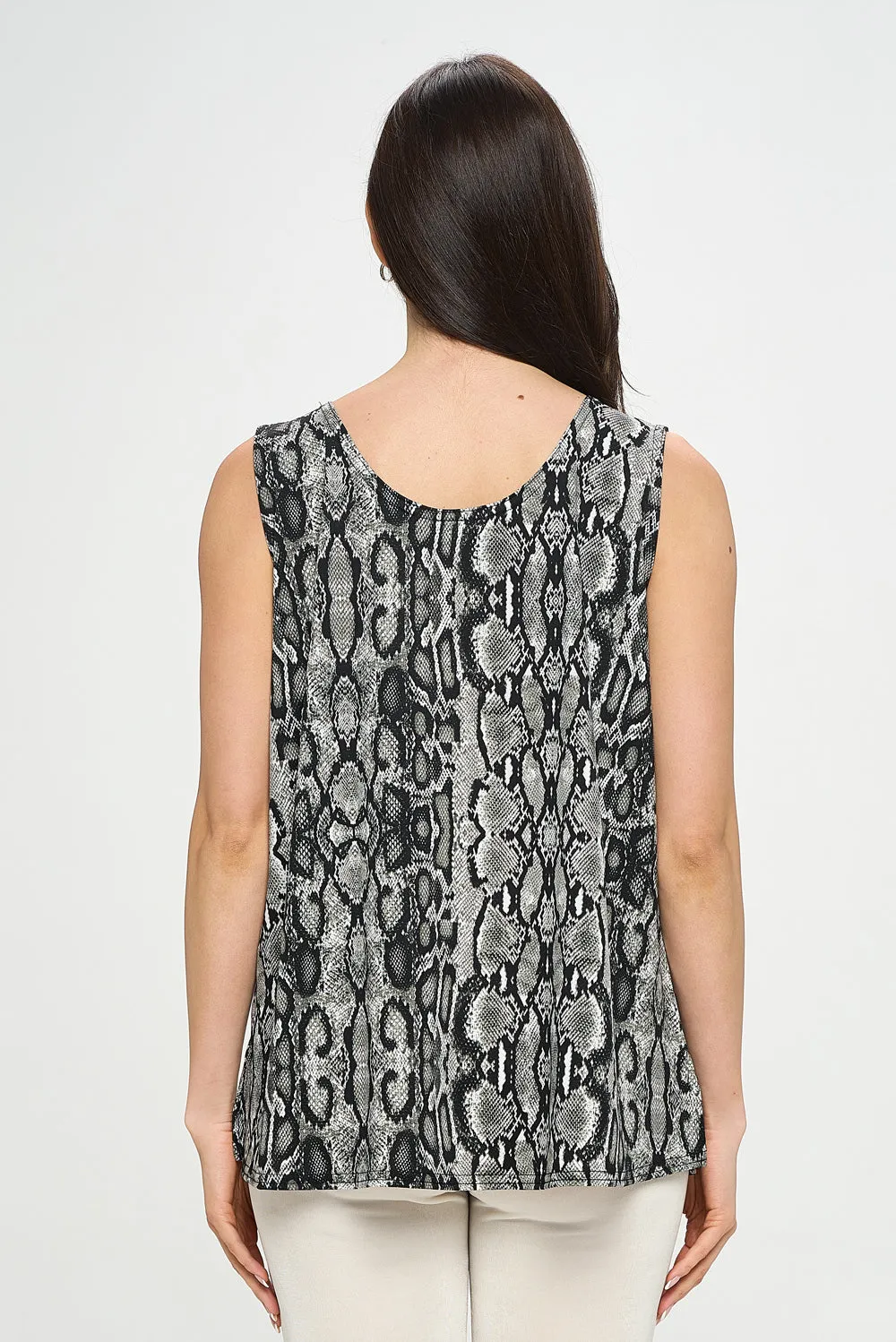 HIT Print Sleeveless Tank Top-2060HT-TRP1-W402