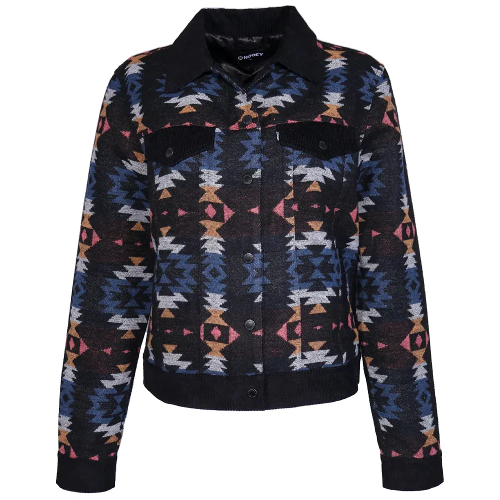Hooey Women's Black Aztec Jacket